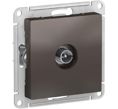ТВ-розетка встраиваемая проходная (мокко) Systeme Electric ATN000693