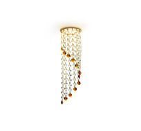 Встраиваемый светильник Ambrella light Crystal K3440 CL/BR/G_AMB
