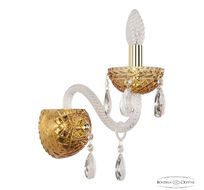 Бра Bohemia Ivele Crystal 5417B/1/165 G Amber/M-1F_BI