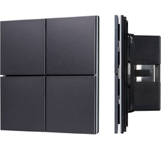 INTELLIGENT Кнопочная панель KNX-304-23-IN Black (BUS, Frameless) (IARL, IP20 Металл, 2 года) 039663 Arlight 039663_ARL