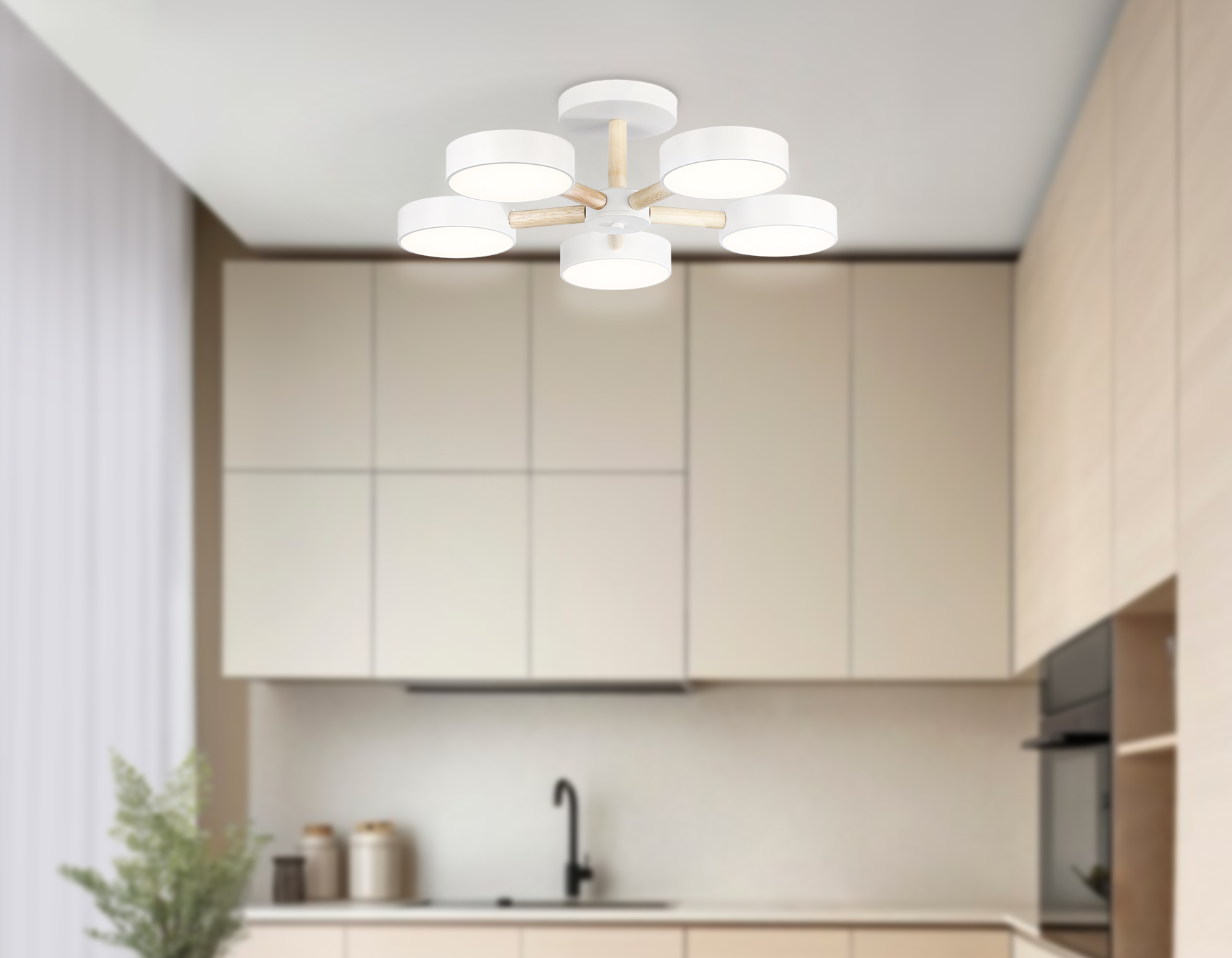 Потолочная люстра с пультом Ambrella Light COMFORT FL4825_AMB