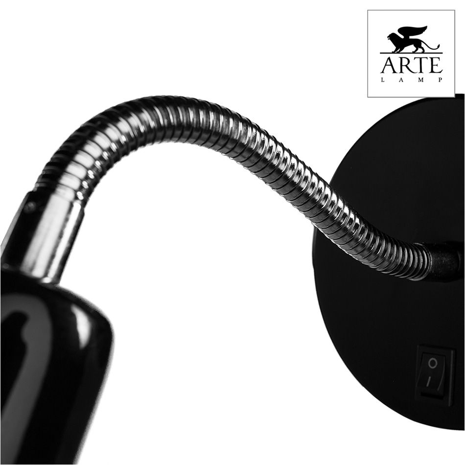 Спот ArteLamp Dorm A1408AP-1BK