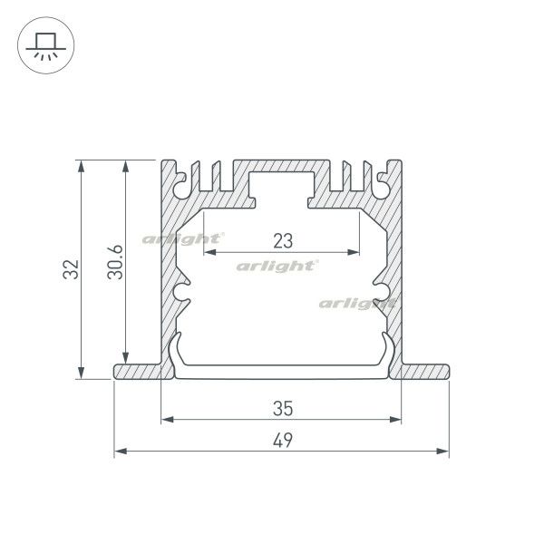 Профиль Arlight SL-LINIA 036168_ARL
