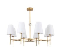 Потолочная люстра на штанге Arte Lamp Daniella A4104LM-8PB