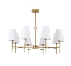 Потолочная люстра на штанге Arte Lamp Daniella A4104LM-8PB