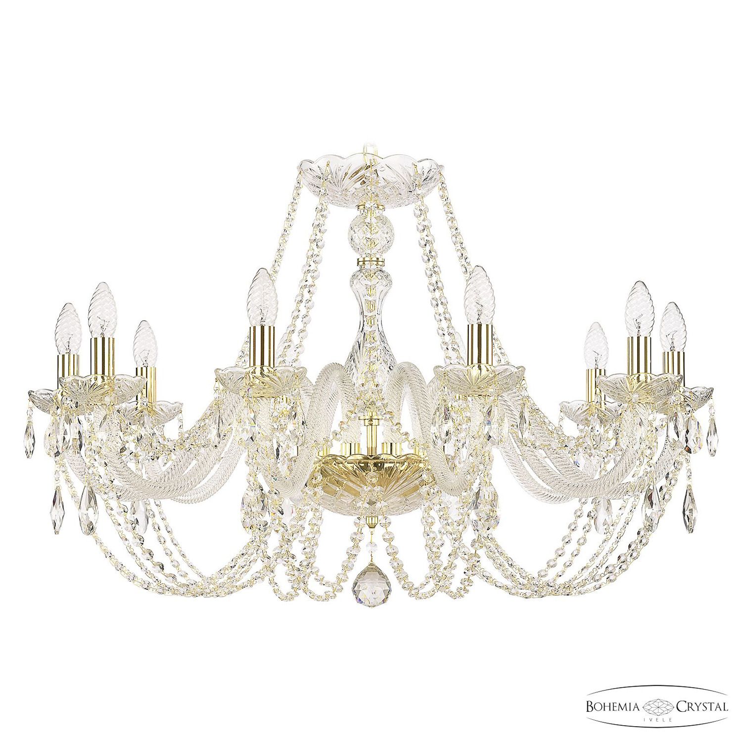 Хрустальная люстра Bohemia Ivele Crystal 101/10/300 G_BI