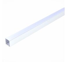 Накладной алюминиевый профиль с рассеивателем(к-т: 2 загл) ST Luce ST017.129.09