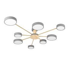 Потолочная люстра Loft IT Sunrise 10316/8 Grey_LF