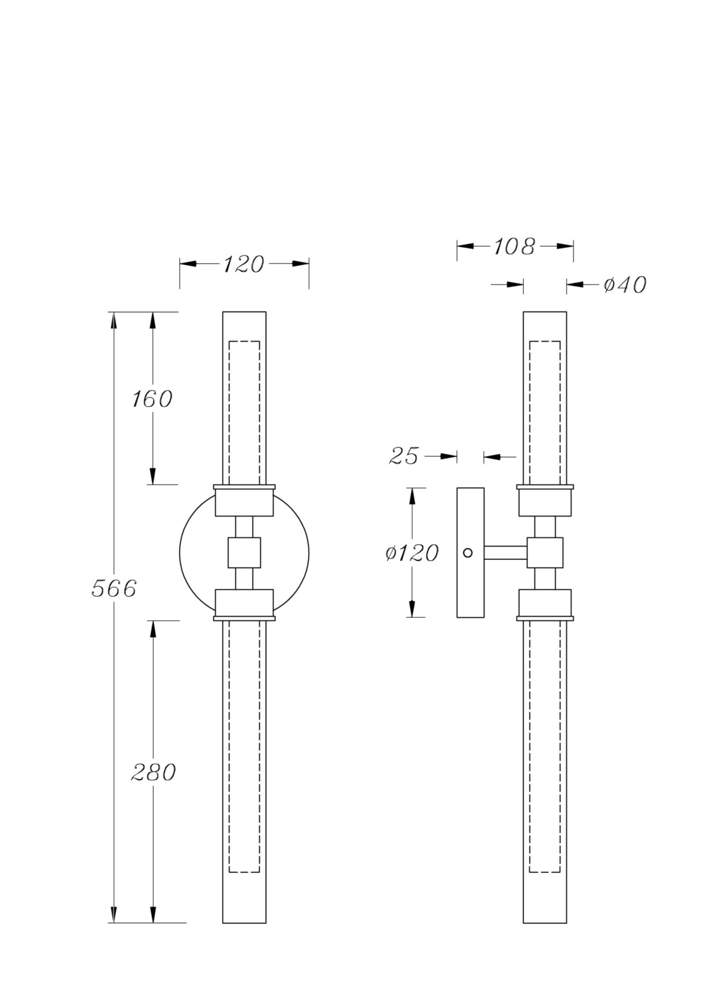 Бра Maytoni Stelo MOD116WL-L7B3K_MY