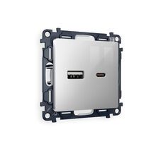 Розетка MA411010 A+C 20W быстрая зарядка QUANT MA411010_AMB