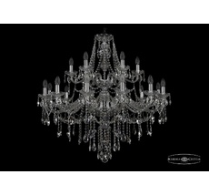 Хрустальная люстра Bohemia Ivele 1415/12+6/360/2d Ni_BI