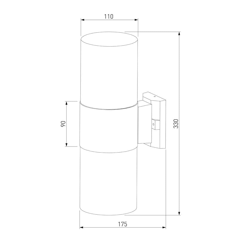 Уличный настенный светильник Roil a055636_ES