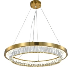 Подвесной хрустальный светильник LED (12045/1P Brass) Indigo V000102L