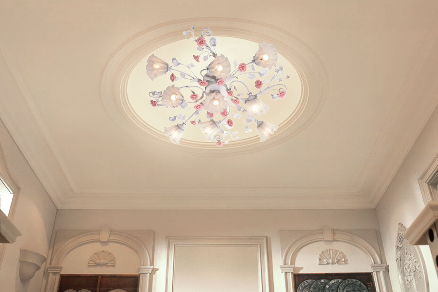 Потолочная люстра Lucia Tucci FIORI Fiori di rose 109.8.1