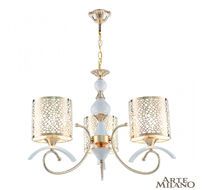 Подвесная люстра Arte Milano Florentina 309787/3 Wh/Gd