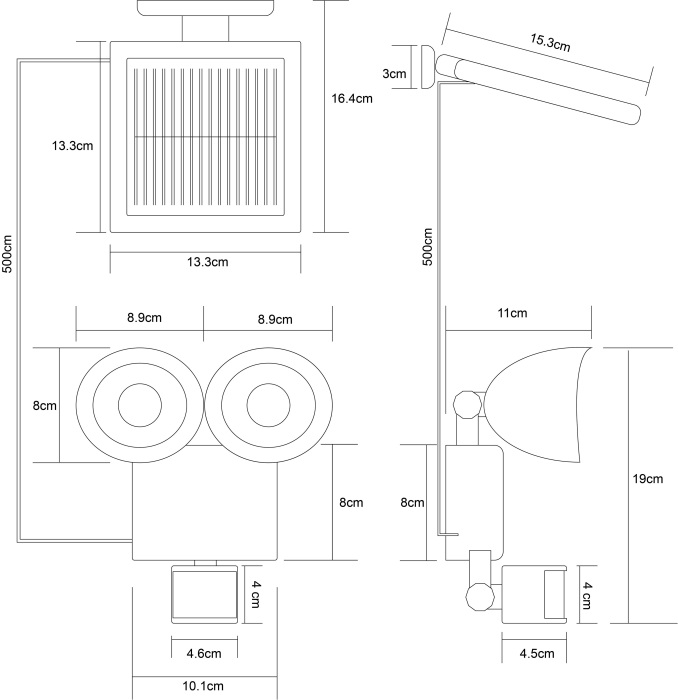 Уличный настенный светильник Globo 3723S_GL