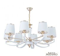 Подвесная люстра Arte Milano Florentina 302457/8 Wh/Gd