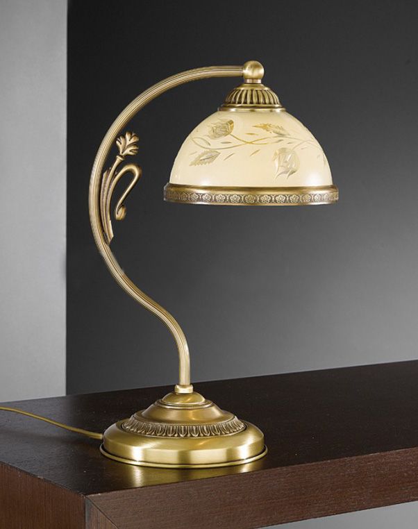 Настольная лампа Reccagni Angelo P 6208 P, цвет бронзовый