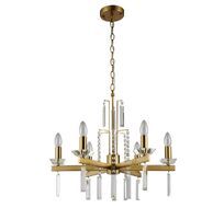 Подвесная люстра Crystallux MARRON MARRON SP6 BRASS_CR