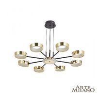 Подвесная люстра Arte Milano Ferrara 271079/8 BK/GD