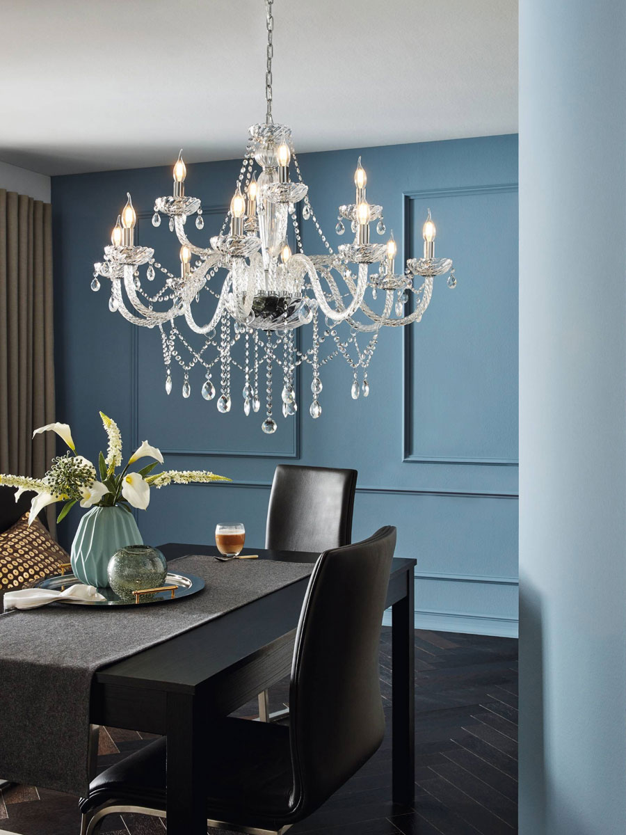 Хрустальная люстра Eglo Basilano 39102