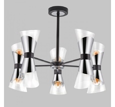 Потолочная люстра на штанге Imex MD.51913-10-S-BK+CH_IM