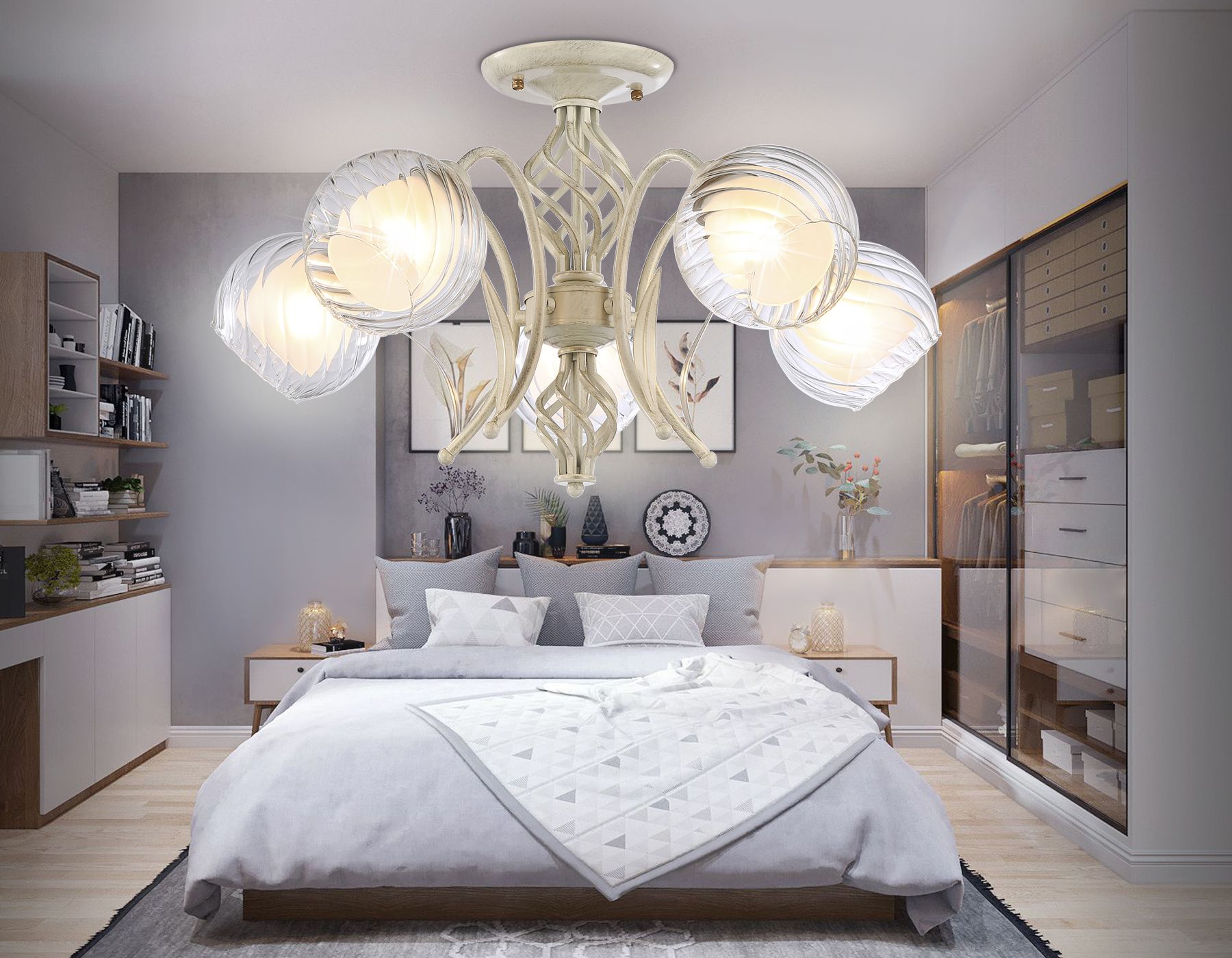 Потолочная люстра Ambrella light Traditional TR3066_AMB