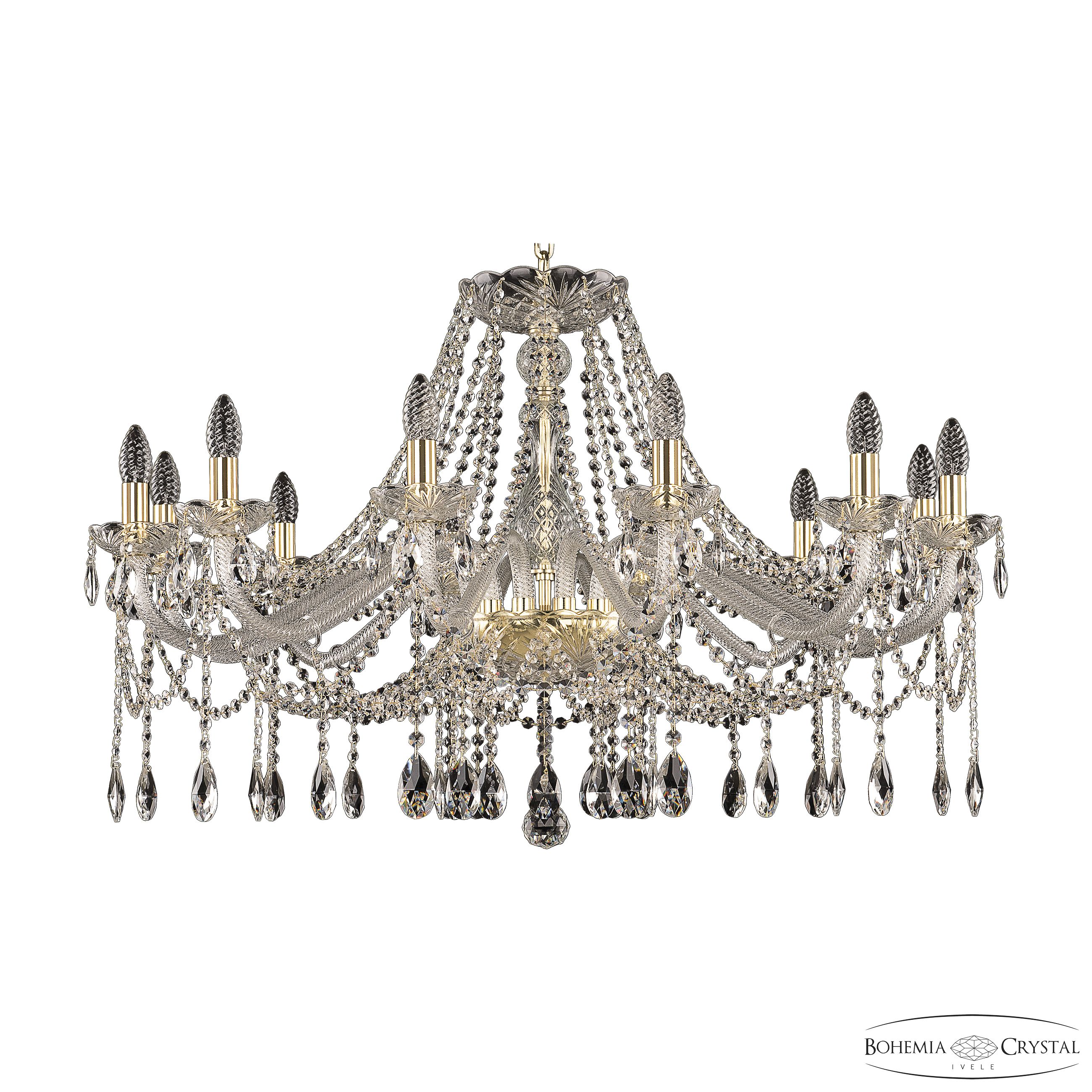 Хрустальная люстра Bohemia Ivele Crystal 107/12/360 G_BI