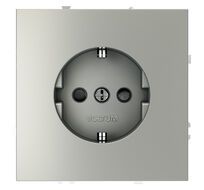 Розетка встраиваемая VOLTUM S70 с заземлением и защитными шторками, 16А VLS040205