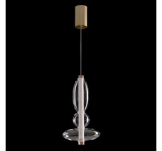 Подвесной светильник Crystal Lux QUASAR SP10W LED TRANSPARENT_CR