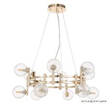 Подвесная люстра Crystal Lux LUXURY LUXURY SP12 GOLD_CR