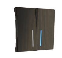 Набор клавиш для выключателя двухклавишного с подсветкой Overlay Switch WL12-SW-2G-LED-CP a051067_WR