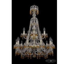 Хрустальная люстра Bohemia Ivele 1410/10+5/240/XL-91/2d G V1003_BI