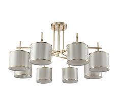 Потолочная люстра Crystallux SERGIO SERGIO PL8 GOLD_CR