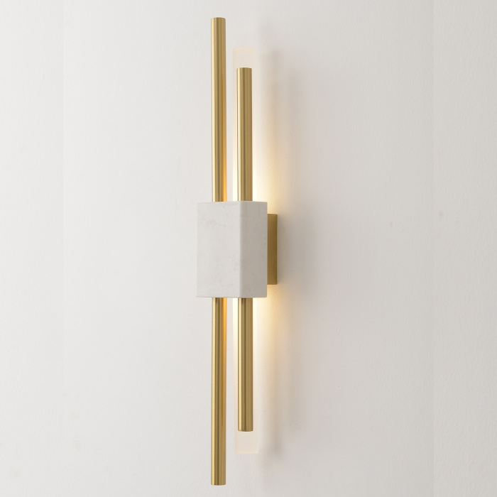 Настенный светильник Crystal Lux CARTA AP6W LED WHITE/BRASS_CR