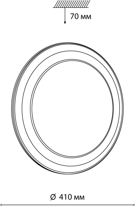 Настенно-потолочный светильник Sonex SETTA 7617/DL_Sonex