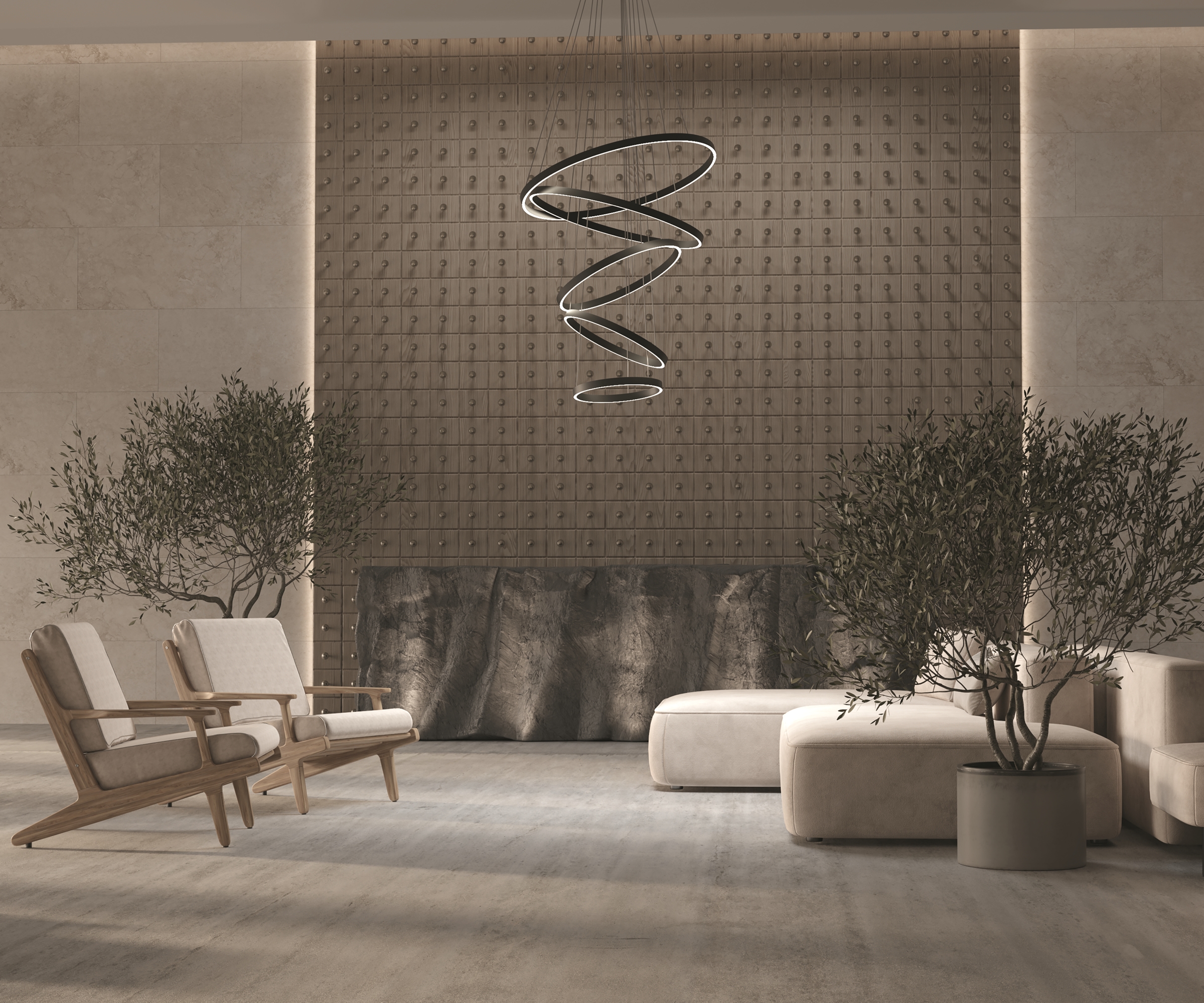 Подвесная люстра Maytoni Rim MOD058PL-L200BK_MY