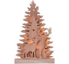 Светодиодный Светильник-статуэтка новогодний на батарейках Eglo FAUNA 410416