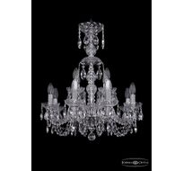 Хрустальная люстра Bohemia Ivele 1402/8+4/195/XL-64 Ni_BI