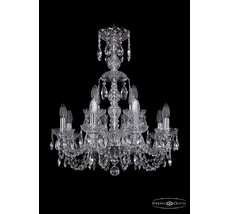 Хрустальная люстра Bohemia Ivele 1402/8+4/195/XL-64 Ni_BI