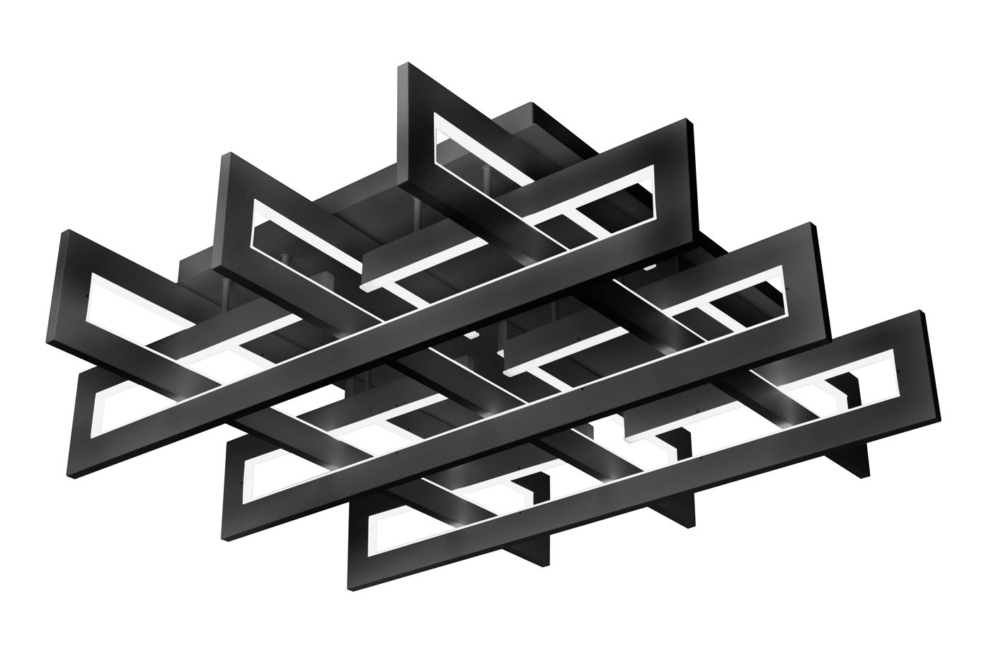 

Потолочная люстра ILedex Stalker 9082-800*800-X 192W BK, 9082-800*800-X 192W BK