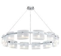 Подвесная люстра NewPort 4539+3/S chrome_NP