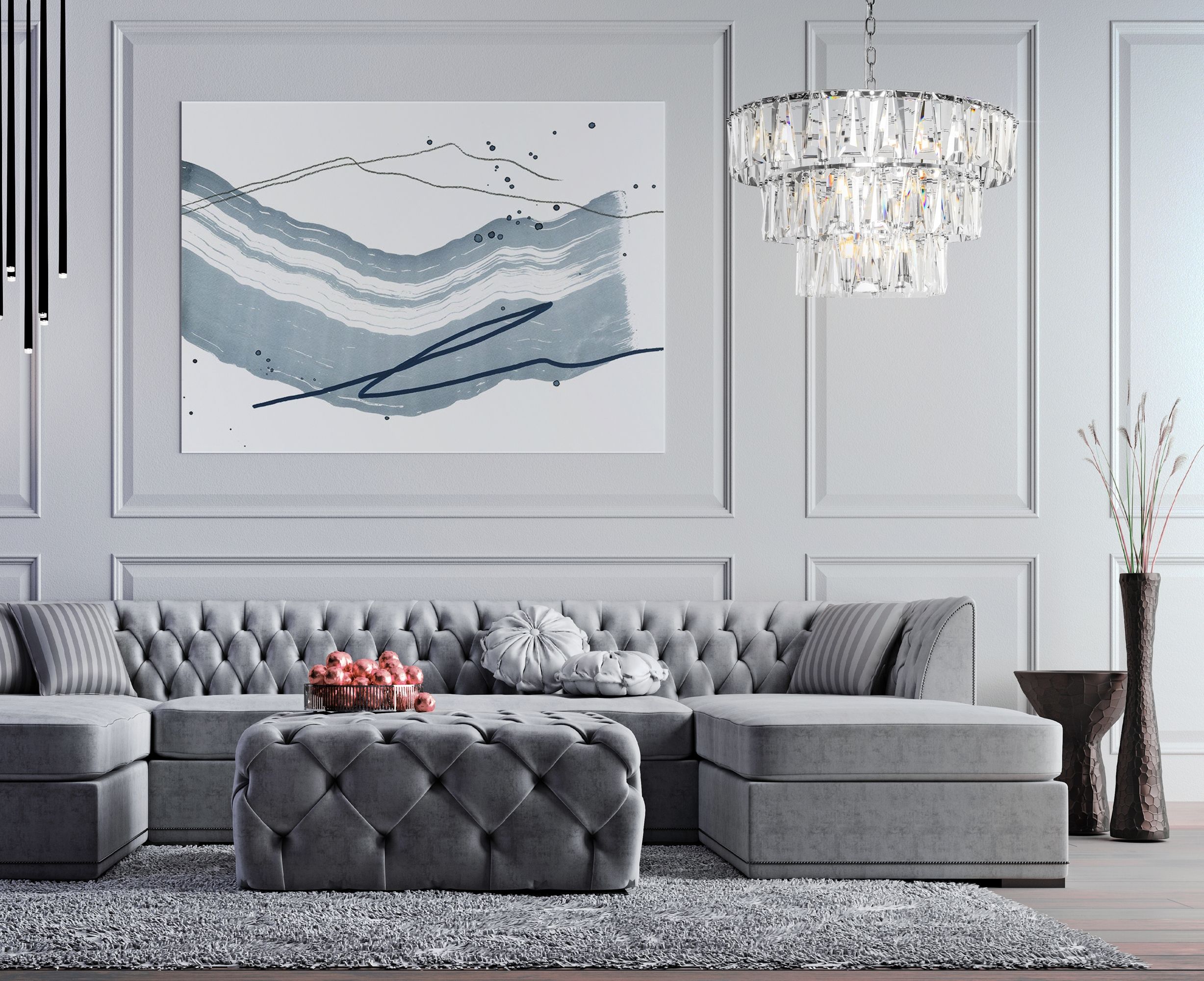 Подвесная люстра Maytoni Puntes MOD043PL-18CH_MY