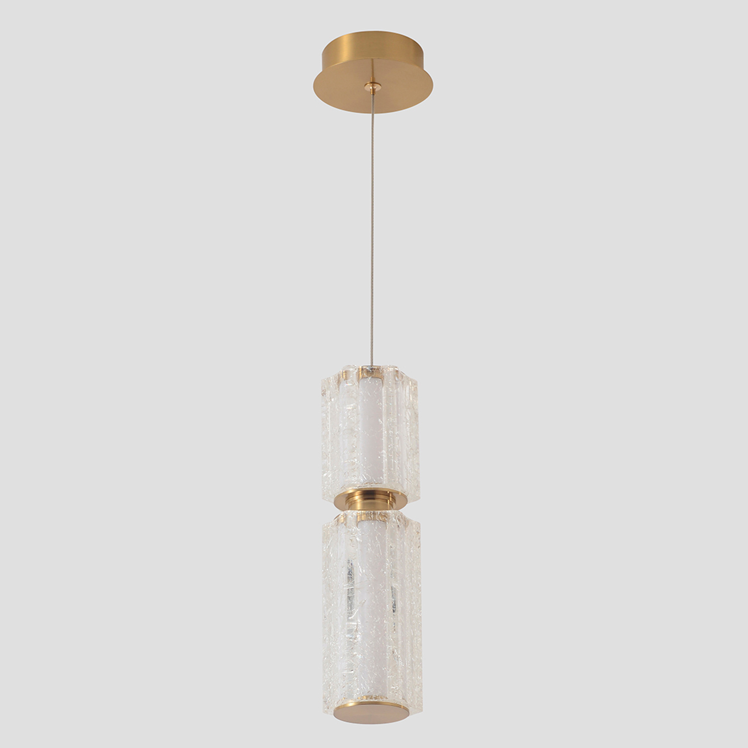 Подвесной светильник Crystal Lux ANTIQUE SP23W LED BRASS_CR