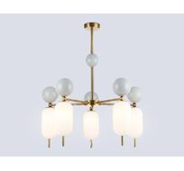 Люстра на штанге Ambrella Light Ceramo modern LH53104_AMB