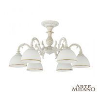 Потолочная люстра Arte Milano 346410/6 WT+G