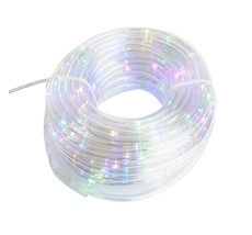 Светодиодная гирлянда линейная Мини Дюралайт мультиколор с контроллером 15м c питанием от сети 220V Feron 51462_FR