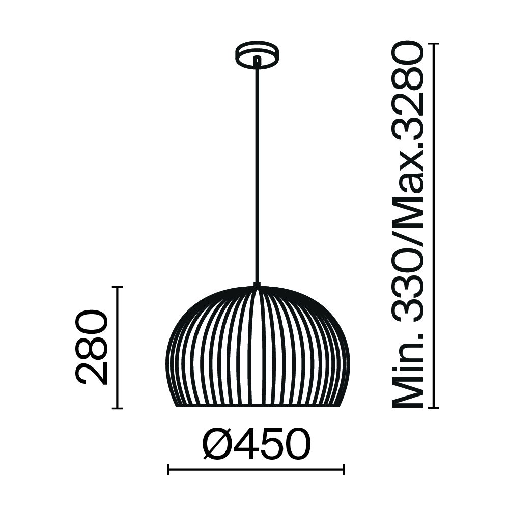 Подвесной светильник Maytoni Roots MOD195PL-01W1_MY