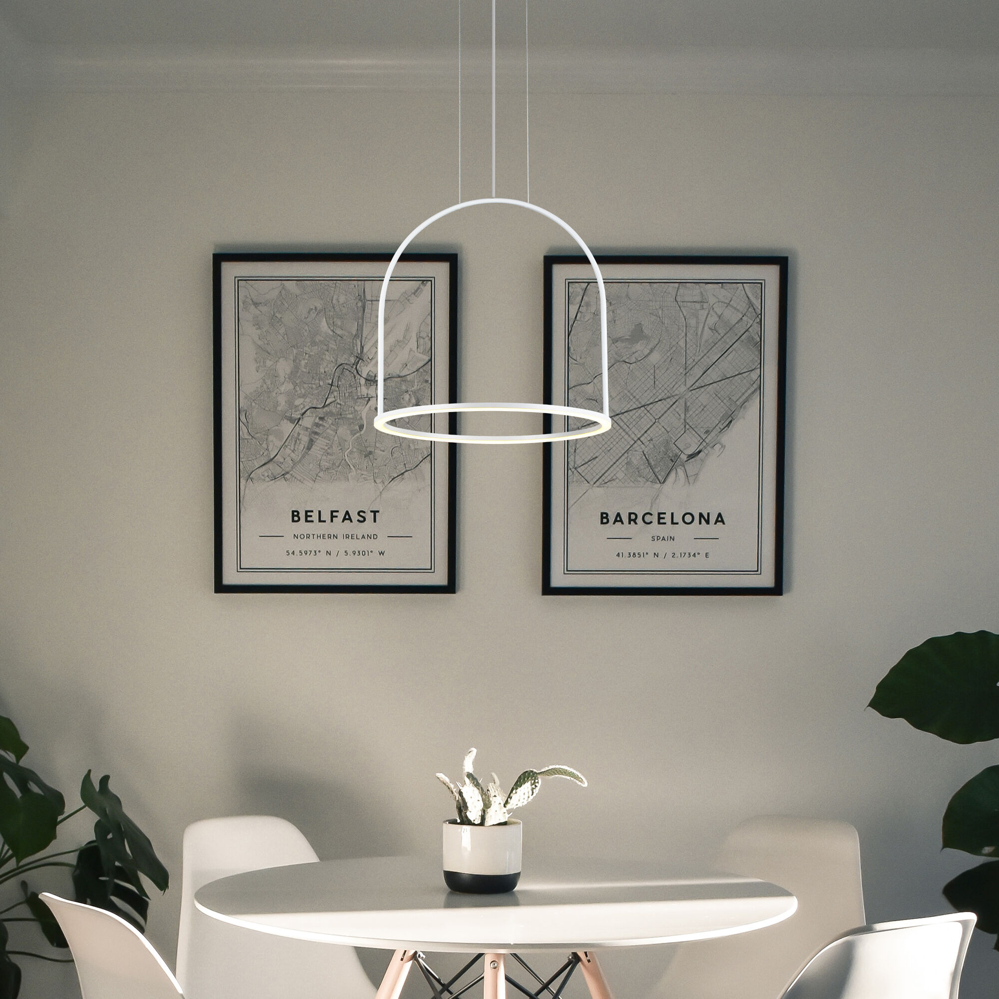 Подвесной светильник с регулировкой цветовой температуры и яркости Eurosvet Over a064957_EU