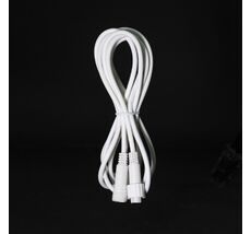 Соединитель 3м для Бахромы, Занавесов и Нитей 220В, Провод Белый Каучук, IP65 LLS-8-3M